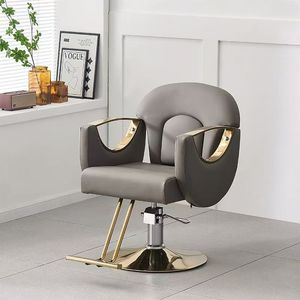 Venta al por mayor personalizado moderno de moda de oro otros muebles de peluquería conjunto de salón de peluquería silla de barbero para la venta - Product Image 4