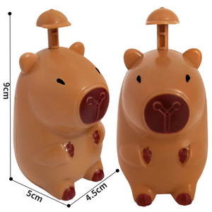 Pistolet à eau Capybara, jouet mignon de style dessin animé, à bouton-poussoir, pour les jeux aquatiques estivaux des enfants - Product Image 5