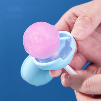 Moule à boules de glace en silicone réutilisable en forme de sucette mignon plateau à glaçons bricolage pour cocktails à whisky accessoire de bar à la maison moule à glace