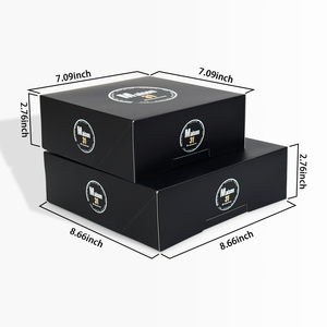 Cajas al por Mayor para Mini Donuts, Cajas de Embalaje para Llevar Comida Negras Personalizadas con su Propio Logotipo - Product Image 2