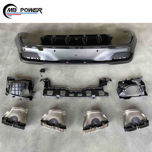 Exterior Body Parts <strong>GLE</strong> CLASS W167 GLE63 Coupe Car Rear Bumper Diffuser Splitter Shovels Automobile Exhaust Muffuler Tail Pipe - Product Image 3