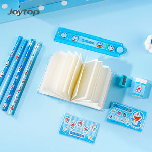 ชุดเครื่องเขียนโดราเอมอนแบบกำหนดเองขายส่ง Joytop 815-H พร้อมสมุดโน้ต ยางลบ และกระดาษโน้ตสำหรับเป็นของขวัญเครื่องเขียนสำหรับโรงเรียน - Product Image 4