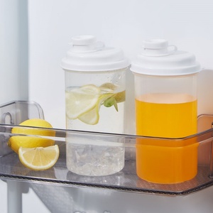 เหยือกพลาสติกใสเกรดอาหาร ทนความร้อน ใช้สำหรับใส่กาแฟ ชา น้ำเย็น - Product Image 4