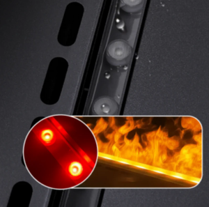 Caminetto Elettrico Multifunzione 3D con Nebulizzazione d'Acqua 2026, Caminetto ad Atomizzazione con Telecomando e Pulsanti Touch - Product Image 3