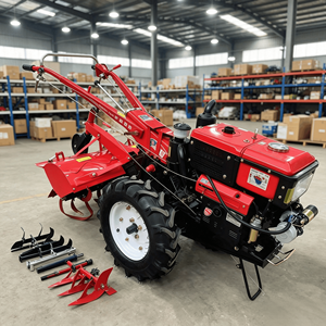Mini Tractor Agrícola de Dos Ruedas Motrices, Diésel, con Arado y <span class=keywords><strong>Remolque</strong></span> <span class=keywords><strong>para</strong></span> Negocios Agrícolas - Product Image 1