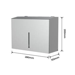 Dispensador de Toallas de Papel Automático de Acero Inoxidable Moderno FANDA, Ecológico, para Montar en la Pared, para Oficinas - Product Image 6