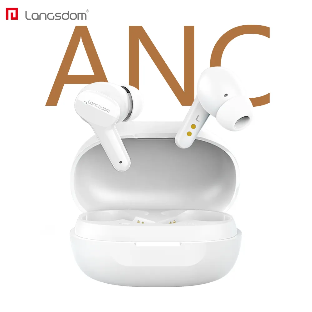 High Quality ANC Earbuds Wireless in-ear Headphone Active Noise Cancelling Bluetooth 5.0 TWS Earphone