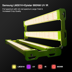 Lámparas de Cultivo <span class=keywords><strong>LED</strong></span> <span class=keywords><strong>Samsung</strong></span> KingBrite LM301H 3500K o LM281B+ Pro con 660nm UV IR, KB-P55-240W - Product Image 3