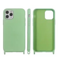 Étui de téléphone transparent de luxe en TPU avec bandoulière pour iPhone 17/16/15/14/13, antichoc, design personnalisé, paysage urbain