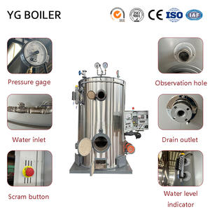 YG LHG <span class=keywords><strong>23kw</strong></span>-120kw Tube de feu vertical chaudière à bois automatique biomasse de charbon basse pression pour usage industriel serre chauffage maison - Product Image 5