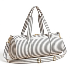 Sac fourre-tout matelassé en coton pour tapis de yoga, imprimé floral de qualité supérieure, avec bandoulière durable – Cadeaux en gros - Product Image 1