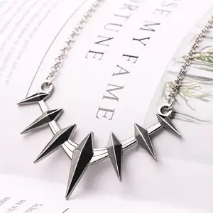 Wholesale spike chunky stud necklace