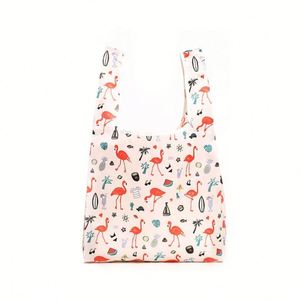 Sac de courses pliable écologique personnalisé en polyester recyclé réutilisable - Product Image 3
