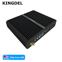 US Stock Fanless Mini PC i7-8550U 16GB DDR4 512GB NVMe SSD 4K UHD Dual Display HD+DP Business Compact Desktop Computer