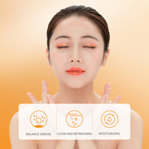 Crème nettoyante <span class=keywords><strong>hydratante</strong></span> à la vitamine C SADOER, crème éclaircissante biologique, nettoyant visage, marque privée, nettoyant visage - Product Image 3