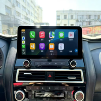 Reproductor Multimedia para Auto de 12.3 Pulgadas, Octa-Core, Compatible con Carplay y Android Auto, 4G, FM, Mirror Link, WiFi y Bluetooth Integrados, para Patrol/Amanda