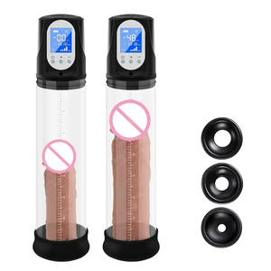 Alat lemah Penis untuk pria, pompa vakum pemijat cincin pembesar maksimal untuk pria mainan seks - Product Image 1