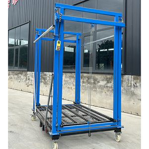 Échafaudage électrique pliable et mobile entièrement automatique de 300 kg <span class=keywords><strong>pour</strong></span> peinture murale - Vente en gros usine - Product Image 4