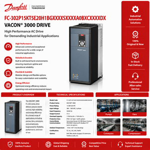 Controlador PLC de la Serie FC-302P15KT5E20H1BGXXXXSXXXXA0BXCXXXXDX, Unidad Básica con Conector Push-In, Nuevo y Original - Product Image 1