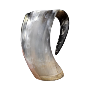 Mug en corne écologique de luxe poli, design animalier et nautique - Mug à vin de qualité supérieure avec un design unique - Product Image 1