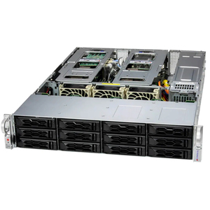 เซิร์ฟเวอร์แบบติดตั้งบนแร็ค 2U รุ่นใหม่ SYS-621C-TN12R รองรับ 12*NVMe/SAS/SATA ซีพียู Xeon  16 DIMM ECC DDR5-5600 RDIMM - Product Image 1