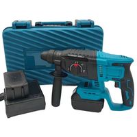 Marteau perforateur rotatif sans fil à batterie lithium haute puissance pour le perçage du béton, kit d'outils pour travaux de construction domestique