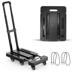 Ventes directes d'usine Chariot à bagages pliable robuste à 6 roues Chariot à plate-forme portable Chariot à main pliable - Product Image 1