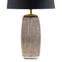 Lampe de bureau en céramique LED et lampe de table en métal pour intérieur