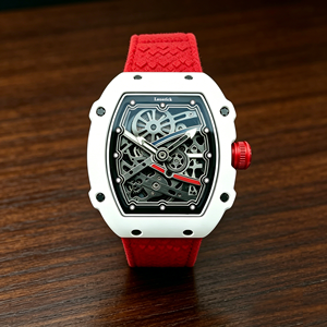 <span class=keywords><strong>Montre</strong></span> mécanique automatique multifonctionnelle pour <span class=keywords><strong>homme</strong></span>, <span class=keywords><strong>ultra</strong></span>-fine, en fibre de carbone blanche, à cadran ouvert, vente en gros - Product Image 5