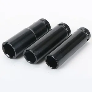 10pcs tác động ổ cắm thiết lập ổ đĩa <span class=keywords><strong>1</strong></span>/2 Hex cờ lê ổ cắm sâu 8/10/12/13 // 14/15/17/<span class=keywords><strong>19</strong></span>/22/24mm Cờ lê đầu loại bỏ lốp công cụ - Product Image 3