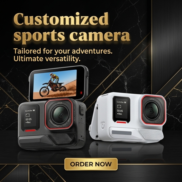 Ultimate Action Camera Solution for Motorcycle/MTB, Night Vision & Gesture