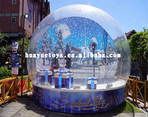 Boule gonflable de boule de neige de globes de cristal transparents de cour soufflée par <span class=keywords><strong>air</strong></span> de Noël personnalisé pour des événements icône commémorative de boule de neige - Product Image 4
