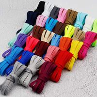 Vente en gros de lacets plats NB Pattern printed lace rope baskets pour bottes Lacets plats simples Lacets de sport