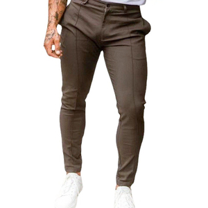 Gran oferta, ropa de calle, <span class=keywords><strong>pantalones</strong></span> ajustados <span class=keywords><strong>para</strong></span> <span class=keywords><strong>hombre</strong></span>, <span class=keywords><strong>Pantalones</strong></span> rectos informales de alta elasticidad, <span class=keywords><strong>Pantalones</strong></span> chinos ajustados a la moda recién llegados - Product Image 5