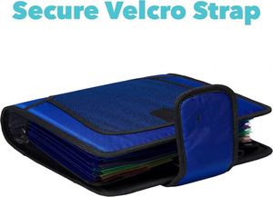 Free Sample BSCI <b>3</b>" D-<b>ring</b> Zipper <b>Binder</b> with 700+ Sheets Capacity, <b>3</b>-<b>ring</b> Zip up <b>Binder</b> with Shoulder Strap for School - Product Image 3