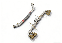 Tuyau d'échappement personnalisé en usine pour Nissan GTR R35 R34 3.8t, système d'échappement Catback en Y sans soupape, ajustement parfait, SUS304