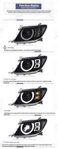 Faro Delantero LED para Toyota Hilux SRV Vigo Revo 2008-2012, Conjunto de Faro Delantero de Repuesto, Actualización y Modificación - Product Image 6