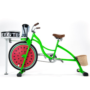 Spremiagrumi Manuale EXI, Frullatore Commerciale per Smoothie, Macchina per Bubble Tea con Ruota da 24 Pollici in Lega di Alluminio - Product Image 2