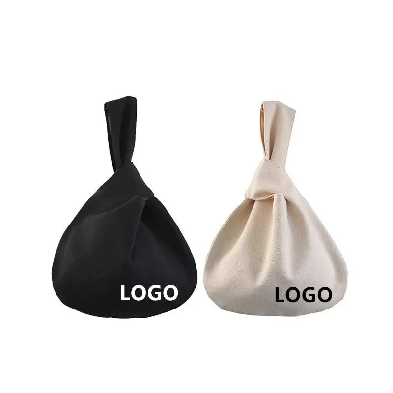 Custom Printed LOGO Natural Organic Cotton Canvas Water-drop Women's Small Shopping Tote Bags Cheap Gift Cute Handbags for Girl