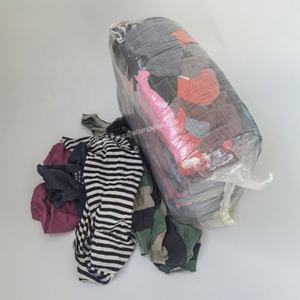 Trapos de Camiseta de Color Grado A Confiables, 100% Algodón, Paños de Limpieza Industrial, Trapos de Algodón Reciclado - Product Image 1