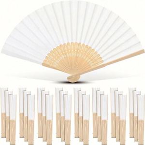 Abanico Plegable Pequeño para Mujer, Estilo Chino, Abanico de Bambú de Estilo Retro Japonés, Adecuado para Fiestas, Bodas, Baile, Decoración - Product Image 2