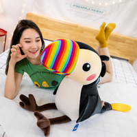 Animal en peluche oiseau Dodo drôle | Oreiller en peluche doux rempli de coton PP pour enfants Soulagement du stress Décoration intérieure et cadeaux
