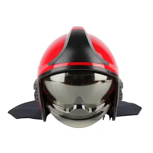 Hot Sale Waterdichte Brandwerende Veiligheidshelm Brandbestrijding F1 Europa Nieuwe Stijl Brandweerhelm