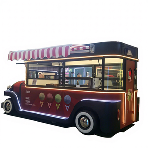 Towable Electric Street Food Cart with Stainless Steel Construction 4m Length for Ice Cream & Fast Food Service - Product Image 1