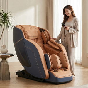Fauteuil de massage corporel complet 3D de luxe Zhouqi ZQ3206, zéro gravité, commande vocale IA, charge sans fil, <span class=keywords><strong>musique</strong></span> Bluetooth - Product Image 4