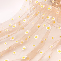2023 Chine usines fleur tissu paillettes Polyester maille dentelle tissu pour femmes vêtements