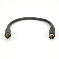9-poliges Mini-Din-Stecker-Stecker-Video-Verlängerung kabel Din-Kabel-Anschluss baugruppen DIN-Adapter kabel