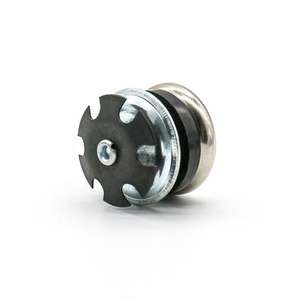 <span class=keywords><strong>Pieds</strong></span> de nivellement réglables ronds en métal nickelé de 3/4 pouces Pile de chaise Meubles Pivotants sans virole - Product Image 2