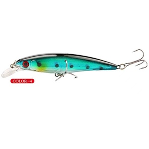 Leurre Minnow Personnalisé avec Corps en ABS, Hameçons Triples et Yeux 3D Réalistes Imprimés pour la Pêche au Bar et aux Poissons d'<span class=keywords><strong>Eau</strong></span> Douce - Product Image 4