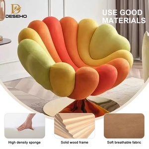 Italiano creativo Anemone <span class=keywords><strong>Giovannetti</strong></span> divano singolo moderno minimalista soggiorno pigro per il tempo libero sedia girevole - Product Image 3